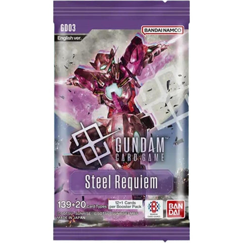 Steel Requiem Booster Pack - Gundam Card Game (GD03)