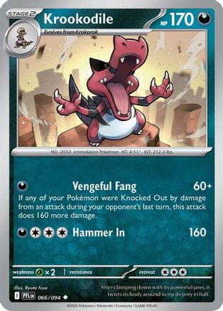 Krookodile 066 [ME02 Phantasmal Flames]
