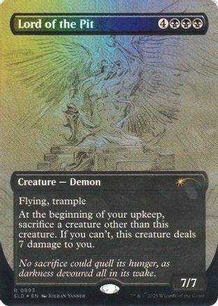 Lord of the Pit (Sketch Showcase) (Rainbow Foil) [Secret Lair Drop Series] Foil