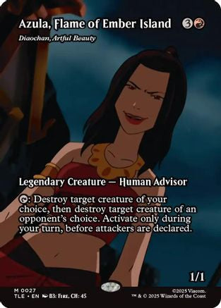 Azula, Flame of Ember Island - Diaochan, Artful Beauty (Borderless) - Avatar: The Last Airbender: Eternal-Legal