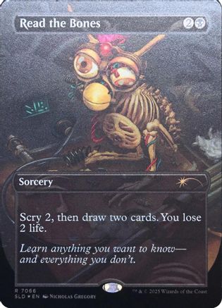 Read the Bones (Rainbow Foil) [Secret Lair Drop Series] Foil