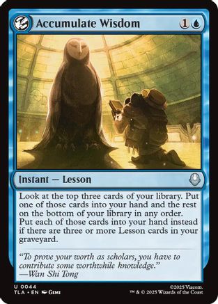 Accumulate Wisdom - Avatar: The Last Airbender