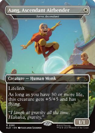 Aang, Ascendant Airbender - Serra Ascendant - Secret Lair Drop Series