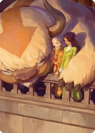 Aang and Katara Art Card - Art Series: Avatar: The Last Airbender