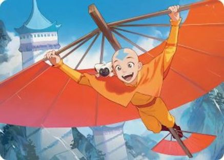 Aang, the Last Airbender Art Card [Art Series: Avatar: The Last Airbender]