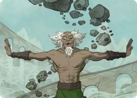 Bumi, Unleashed Art Card - Art Series: Avatar: The Last Airbender