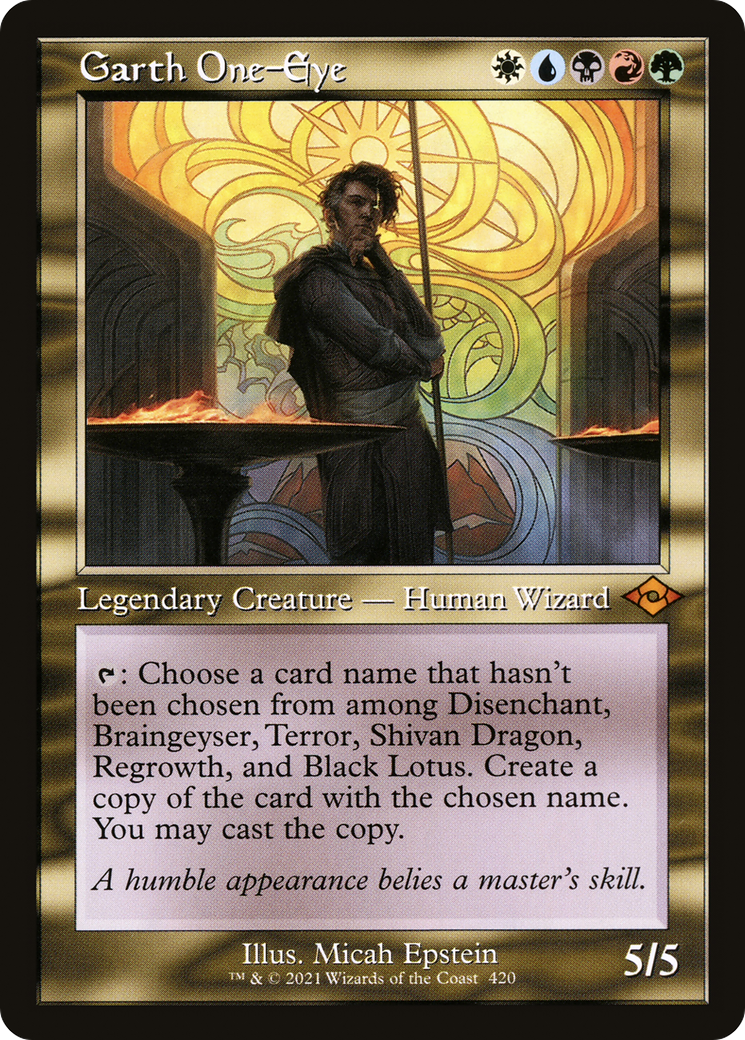 Garth One-Eye (Retro Frame) [Modern Horizons 2] Foil