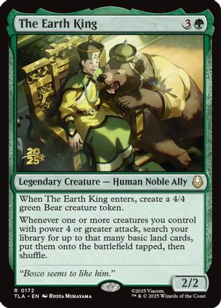 The Earth King [Avatar: The Last Airbender Prerelease Cards]