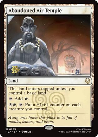 Abandoned Air Temple - Prerelease Cards Foil