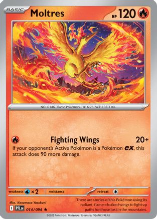 Moltres (014/094) (Theme Deck Exclusive) [Mega Evolution: Phantasmal Flames]