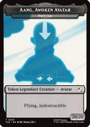 Aang, Awoken Avatar - Marit Lage // Treasure Double-Sided Token - Avatar: The Last Airbender: Eternal-Legal