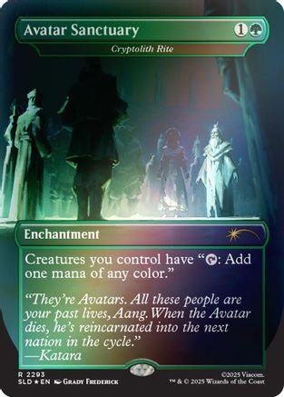 Avatar Sanctuary - Cryptolith Rite (Rainbow Foil) [Secret Lair Drop Series] Foil