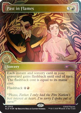 Past in Flames (Rainbow Foil) [Secret Lair Drop Series] Foil