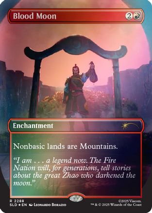 Blood Moon (Rainbow Foil) - Secret Lair Drop Series Foil