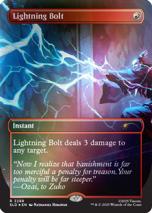 Lightning Bolt (2289) (Rainbow Foil) [Secret Lair Drop Series] Foil