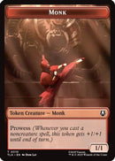 Monk // Clue (0017) Double-Sided Token [Avatar: The Last Airbender Tokens]