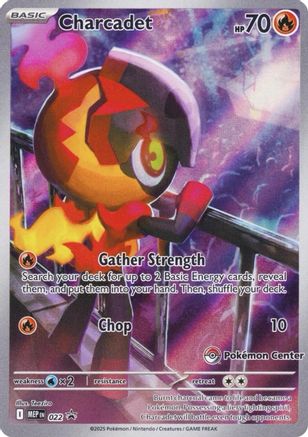 Charcadet (Pokemon Center Exclusive) 022 [ME Mega Evolution Promo]  - Holofoil