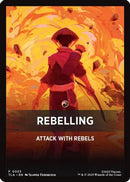 Rebelling Theme Card [Avatar: The Last Airbender Tokens]