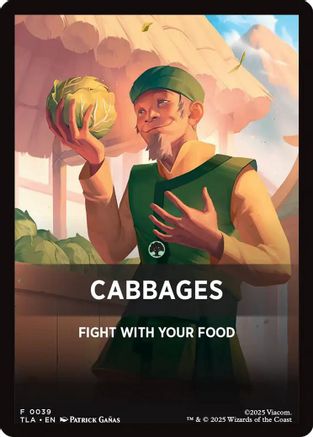 Cabbages Theme Card - Avatar: The Last Airbender