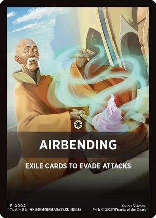 Airbending Theme Card - Avatar: The Last Airbender