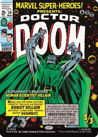 Doctor Doom (Borderless) (0394) [Marvel Super Heroes] Foil