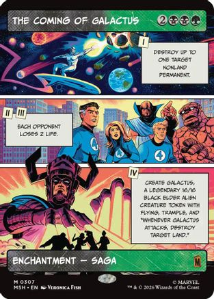 The Coming of Galactus (Borderless) [Marvel Super Heroes]