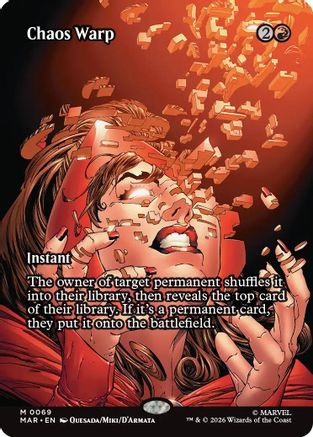 Chaos Warp (Borderless) - Marvel Universe Eternal-Legal