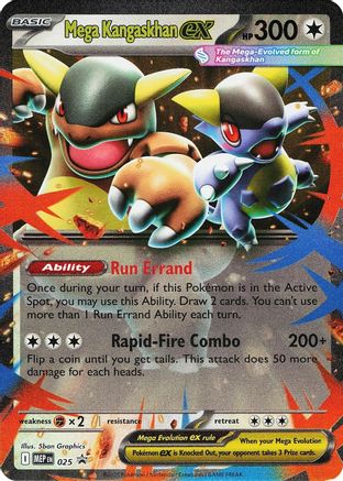 Mega Kangaskhan ex 025 [ME Mega Evolution Promo]  - Holofoil