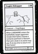 Frogkin Kidnapper (No PW Symbol) [Mystery Booster Playtest Cards 2021]