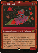 Devil K. Nevil (Showcase) (Galaxy Foil): (Showcase) [Unfinity] Foil