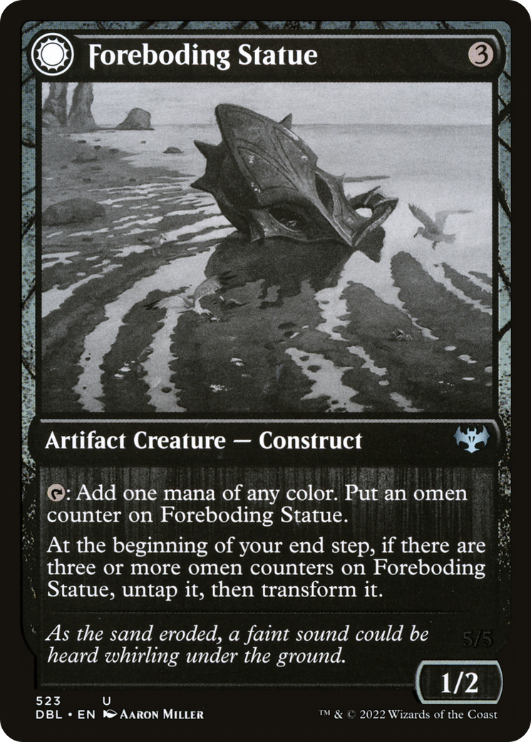 Foreboding Statue: (Double Faced Transform) [Innistrad: Double Feature]