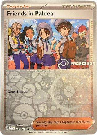 Friends in Paldea 109/131 [Professor Program Promos]  - Reverse Holofoil