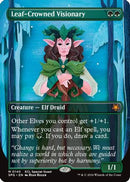 Leaf-Crowned Visionary (Borderless) [Lorwyn Eclipsed Special Guests]