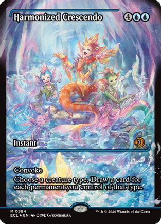 Harmonized Crescendo (0384) (Showcase) [Lorwyn Eclipsed] Foil