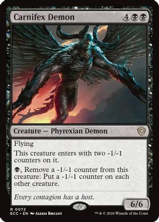Carnifex Demon - [Commander: Lorwyn Eclipsed]