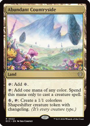 Abundant Countryside - [Commander: Lorwyn Eclipsed]