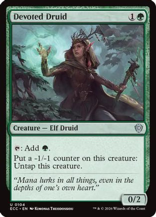 Devoted Druid [Commander: Lorwyn Eclipsed]