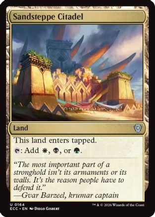 Sandsteppe Citadel [Commander: Lorwyn Eclipsed]