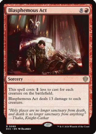 Blasphemous Act - Commander: Lorwyn Eclipsed