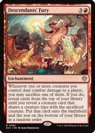 Descendants' Fury [Lorwyn Eclipsed Commander]