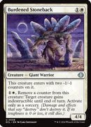 Burdened Stoneback [Lorwyn Eclipsed]