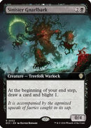 Sinister Gnarlbark (Extended Art) [Lorwyn Eclipsed Commander]