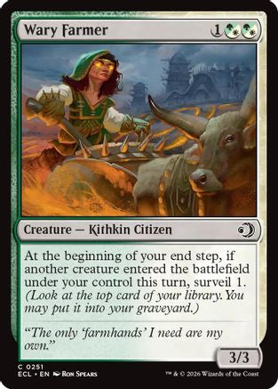 Wary Farmer [Lorwyn Eclipsed]