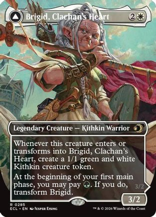 Brigid, Clachan's Heart (Borderless) - Lorwyn Eclipsed