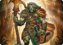Ajani, Outland Chaperone Art Card - Art Series: Lorwyn Eclipsed