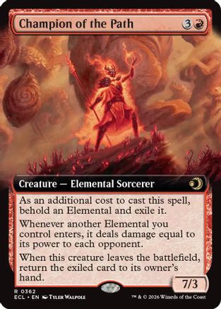 Champion of the Path (Extended Art) - Lorwyn Eclipsed