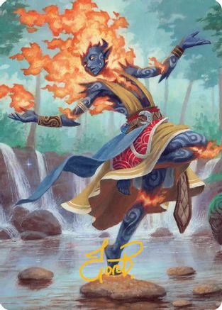 Ashling, Rekindled Art Card (16/54) (Gold-Stamped Signature) - Art Series: Lorwyn Eclipsed