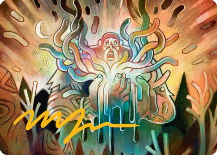 Aurora Awakener Art Card (40/54) (Gold-Stamped Signature) - Art Series: Lorwyn Eclipsed
