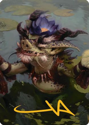 Ignoble Hierarch Art Card (Gold-Stamped Signature) [Art Series: Lorwyn Eclipsed]