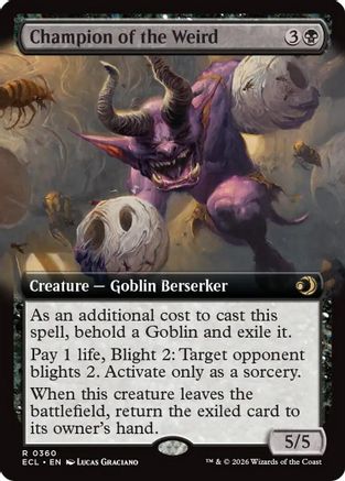 Champion of the Weird (Extended Art) - Lorwyn Eclipsed